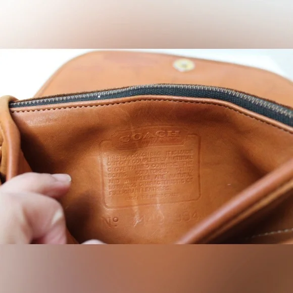 Vintage Coach Cafe flap cross body bag - Picture 6 of 16